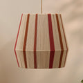 Kateli 35cm Pendant Light - Paprika Stripe