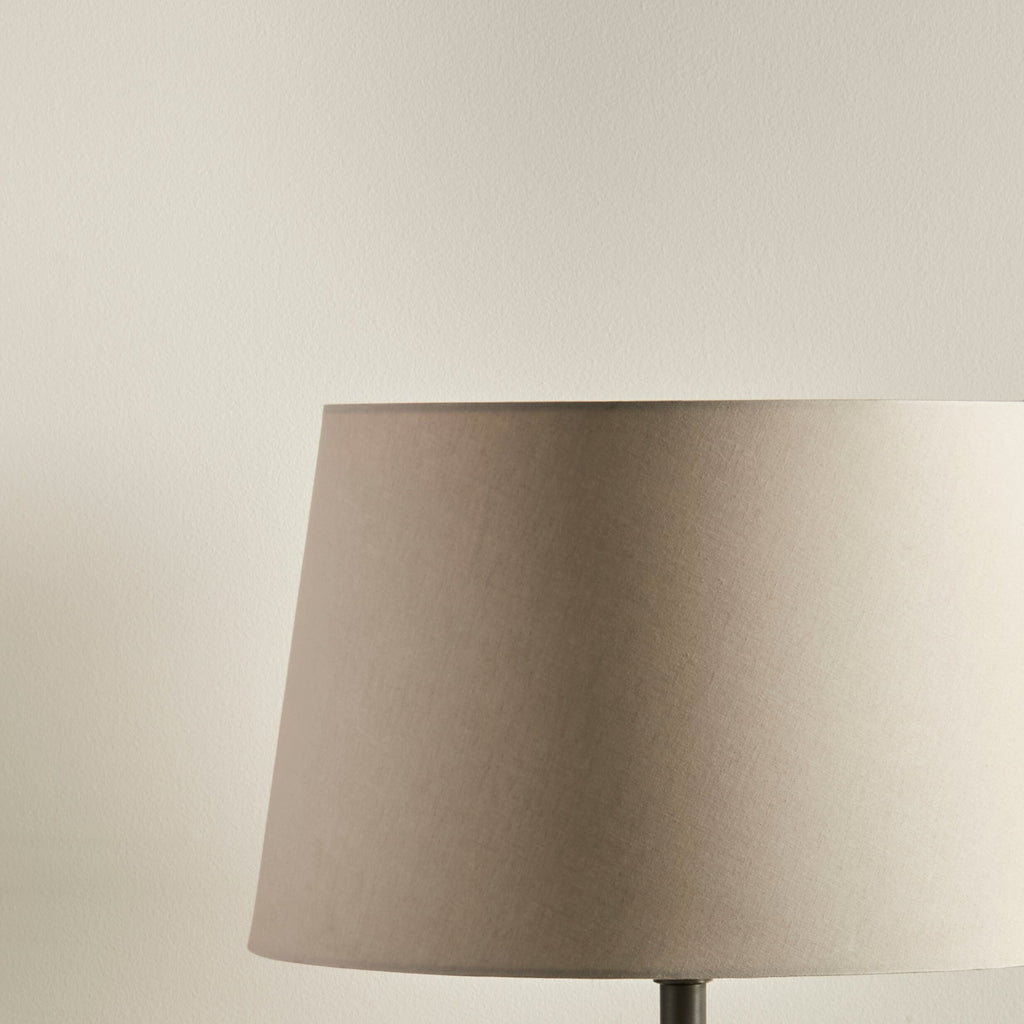 Coningsby Cotton Taupe Lamp Shade - 30cm